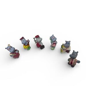 KINDER SURPRISE SET Happy Hippos (6) Company Vintage 1994